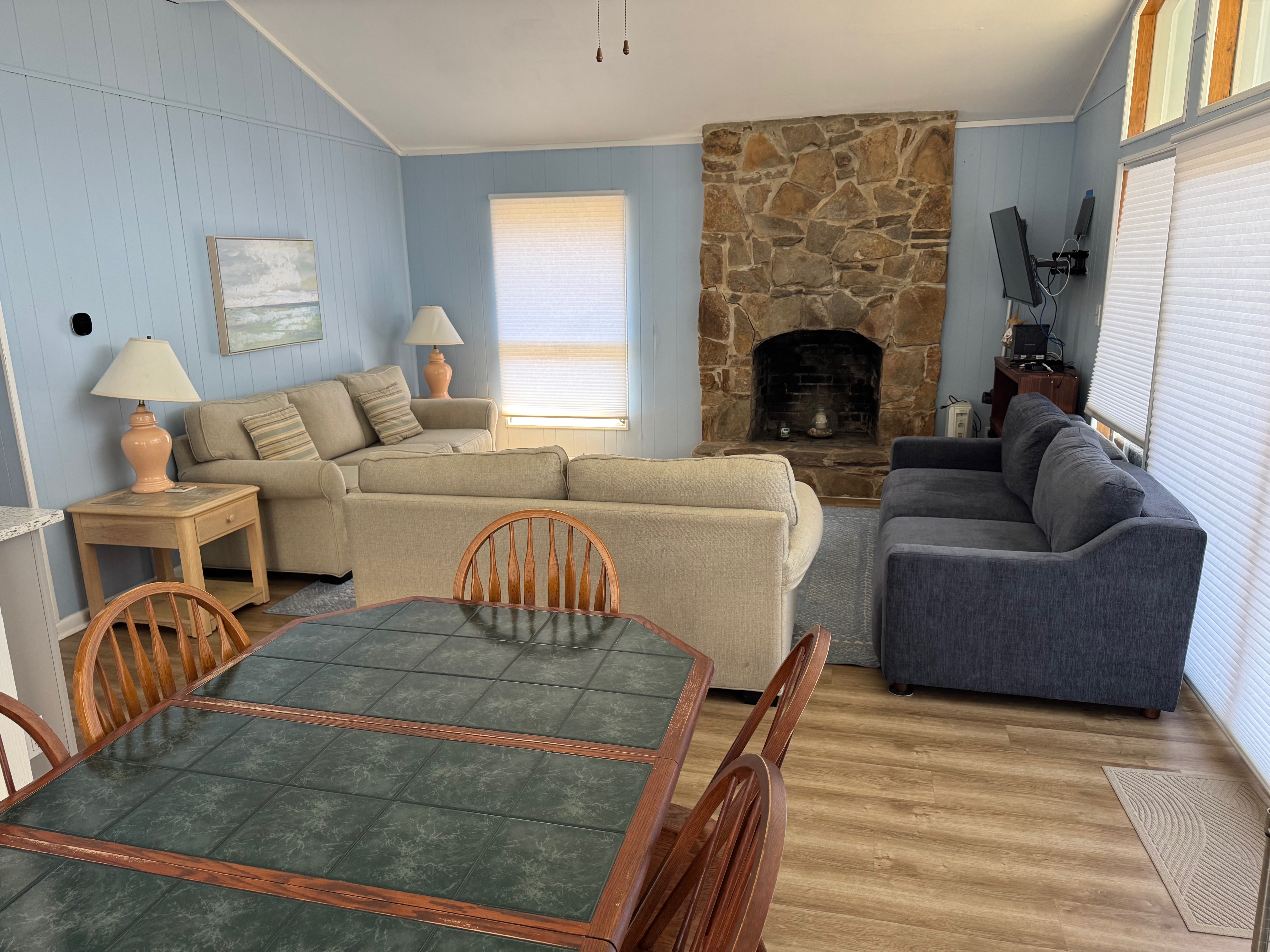 Living and dining area